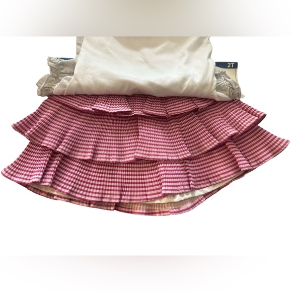 NWT Disney Star Wars The Mandalorian 3 Piece set top shirt skirt Baby yoda 2T - Picture 8 of 8